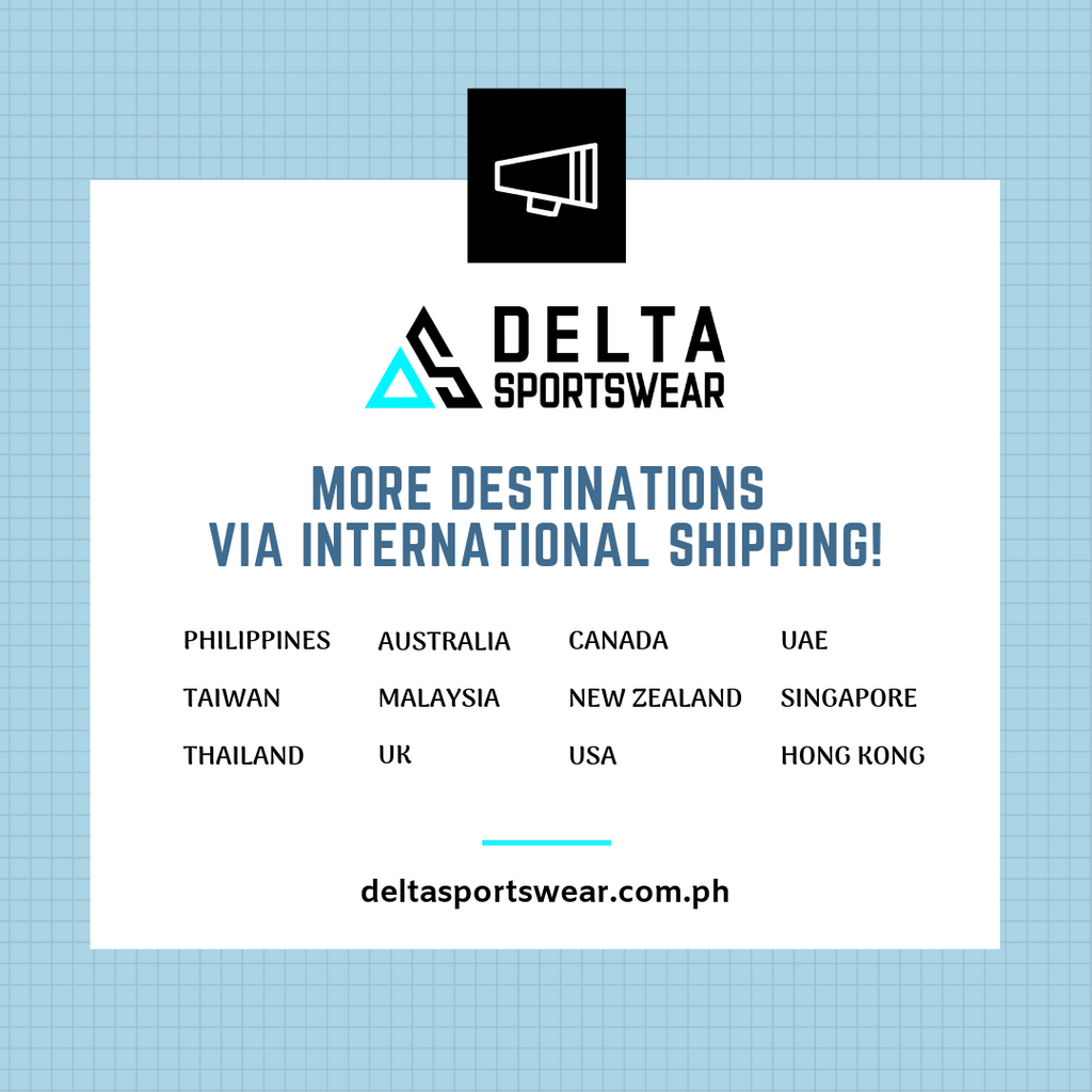 DELTA Sportswear ships to more destinations via International Shipping!