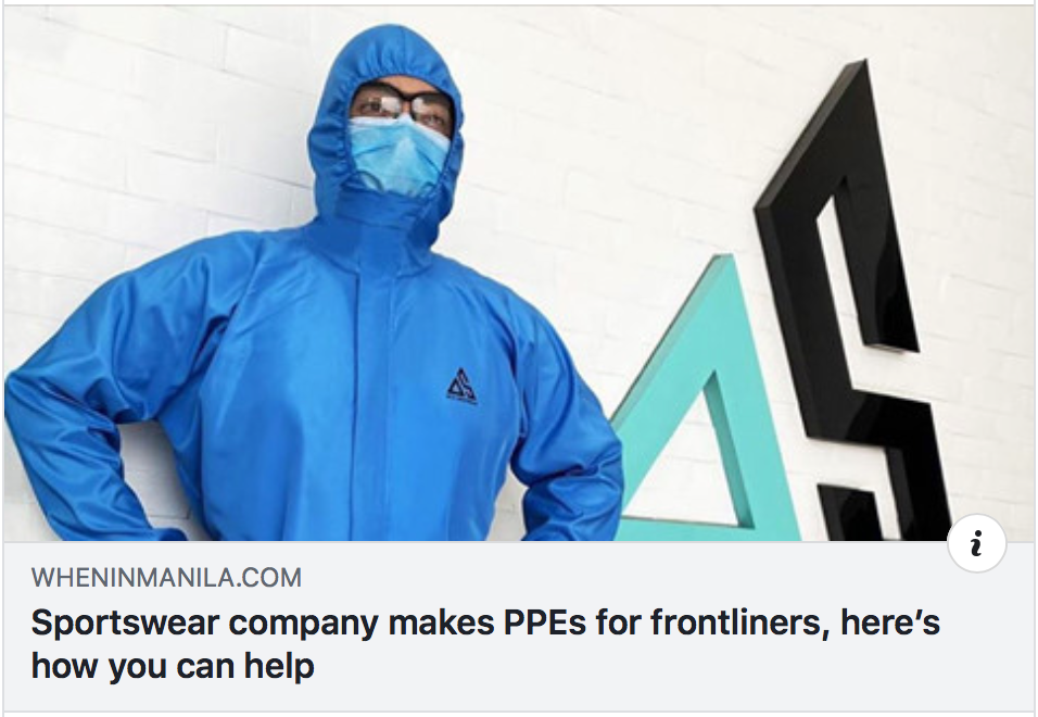 WHEN IN MANILA FEATURES DELTA PPE