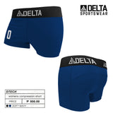DELTA Signature Compression Volleyball Shorts (Soft Navy)