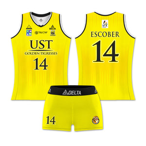 Ust Merch UST Golden Tigresses WVT Pau Escober 2025 Jersey (UAAP) – Delta ...