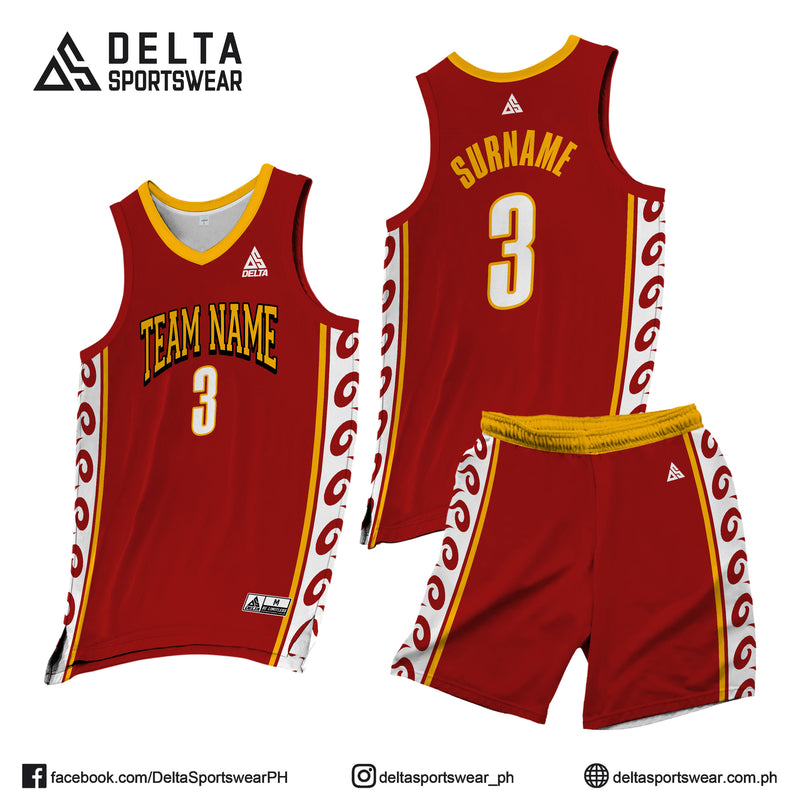 Maroon jersey best sale basketball design