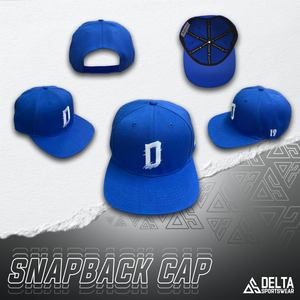 DELTA 'D' Signature Series Snapback Cap (Blue)