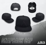 DELTA 3D Logo Signature Snapback Cap