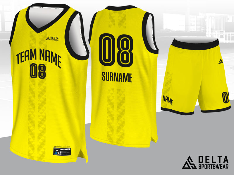 Basketball jersey best sale design yellow